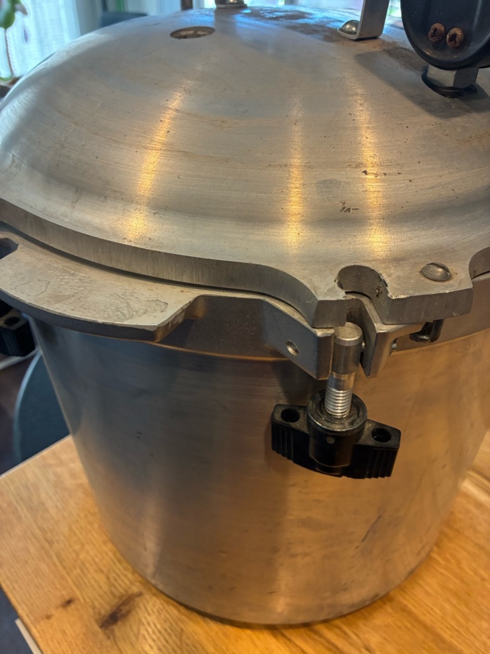 Heavy-Duty Stainless Steel pot Brushed Silver